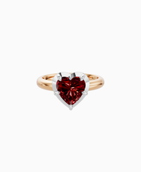 Pigeon Blood Lab Ruby / Heart / 2ct