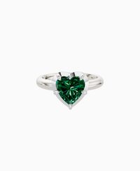 Zambian Lab Emerald / Heart / 2ct