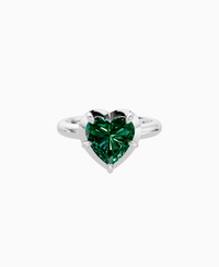 Zambian Lab Emerald / Heart / 2.5ct