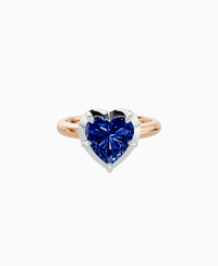 Royal Blue Lab Sapphire / Heart / 2.5ct