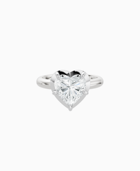 White Lab Diamond / Heart / 2.5ct