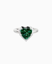 Zambian Lab Emerald / Heart / 2.5ct