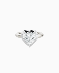 White Lab Diamond / Heart / 2.5ct