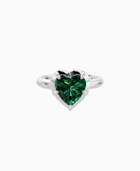 Zambian Lab Emerald / Heart / 2.5ct