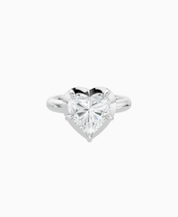 White Lab Diamond / Heart / 3ct