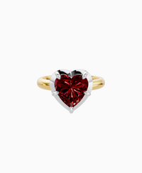 Pigeon Blood Lab Ruby / Heart / 3ct