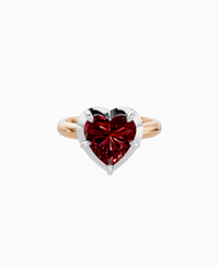 Pigeon Blood Lab Ruby / Heart / 3ct