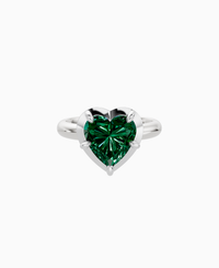 Zambian Lab Emerald / Heart / 3ct