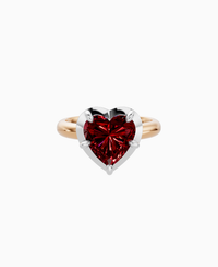 Pigeon Blood Lab Ruby / Heart / 3ct