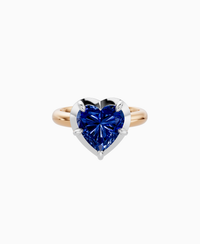 Royal Blue Lab Sapphire / Heart / 3ct