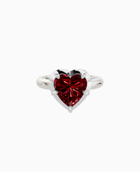 Pigeon Blood Lab Ruby / Heart / 3ct