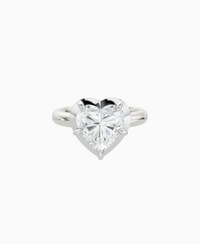 White Lab Diamond / Heart / 3ct