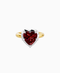Pigeon Blood Lab Ruby / Heart / 3ct