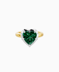 Zambian Lab Emerald / Heart / 3ct
