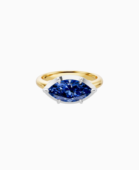 Royal Blue Lab Sapphire / Marquise (EW) / 2ct