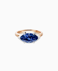 Royal Blue Lab Sapphire / Marquise (EW) / 2ct