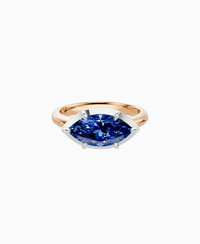 Royal Blue Lab Sapphire / Marquise (EW) / 2ct