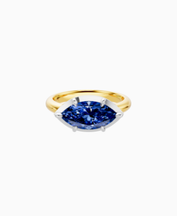 Royal Blue Lab Sapphire / Marquise (EW) / 2ct