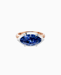 Royal Blue Lab Sapphire / Marquise (EW) / 3ct