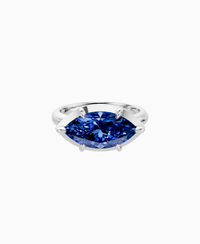 Royal Blue Lab Sapphire / Marquise (EW) / 3ct