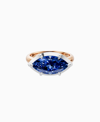 Royal Blue Lab Sapphire / Marquise (EW) / 3ct