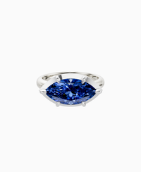 Royal Blue Lab Sapphire / Marquise (EW) / 3ct