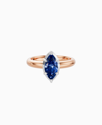 Royal Blue Lab Sapphire / Marquise (NS) / 1ct