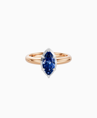 Royal Blue Lab Sapphire / Marquise (NS) / 1ct