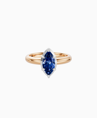 Royal Blue Lab Sapphire / Marquise (NS) / 1ct