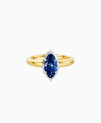 Royal Blue Lab Sapphire / Marquise (NS) / 1ct