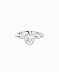 White Lab Diamond / Oval (NS) / 1ct