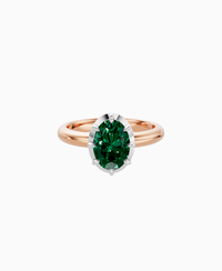 Zambian Lab Emerald / Oval (NS) / 1.5ct