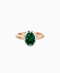 Zambian Lab Emerald / Oval (NS) / 1.5ct
