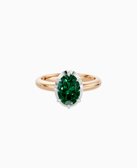 Zambian Lab Emerald / Oval (NS) / 1.5ct