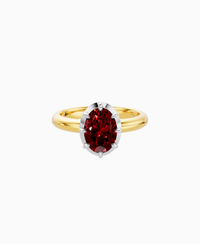 Pigeon Blood Lab Ruby / Oval (NS) / 1.5ct