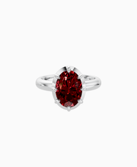 Pigeon Blood Lab Ruby / Oval (NS) / 2.5ct
