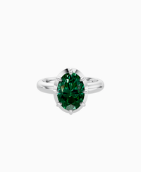 Zambian Lab Emerald / Oval (NS) / 2.5ct
