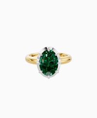 Zambian Lab Emerald / Oval (NS) / 2.5ct