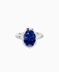 Royal Blue Lab Sapphire / Oval (NS) / 3ct