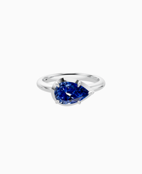 Royal Blue Lab Sapphire / Pear (EW) / 1.5ct