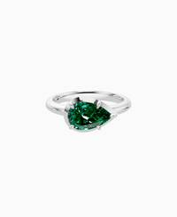 Zambian Lab Emerald / Pear (EW) / 1.5ct