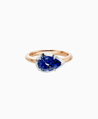 Royal Blue Lab Sapphire / Pear (EW) / 1.5ct