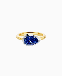 Royal Blue Lab Sapphire / Pear (EW) / 1.5ct