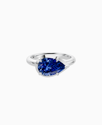 Royal Blue Lab Sapphire / Pear (EW) / 2ct