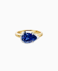 Royal Blue Lab Sapphire / Pear (EW) / 2ct