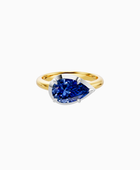 Royal Blue Lab Sapphire / Pear (EW) / 2ct