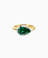 Zambian Lab Emerald / Pear (EW) / 2ct