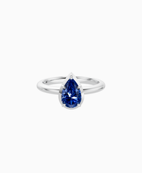 Royal Blue Lab Sapphire / Pear (NS) / 1ct