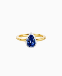 Royal Blue Lab Sapphire / Pear (NS) / 1ct