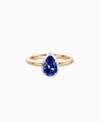Royal Blue Lab Sapphire / Pear (NS) / 1ct